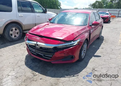 2021 Honda Accord Lx z USA, uszkodzony, nr VIN 1HGCV1F11MA076073